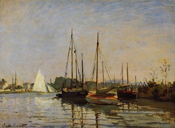 Bateaux de plaisance Claude Monet Peinture à l'huile